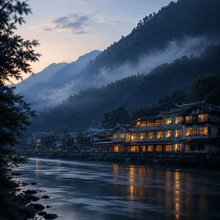 九寨沟丨暮山映雪·悬岸方舟Sukoon Village