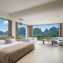 住进风景里·观日出日落·浴缸泳池野奢度假小院(阳朔漓江店)