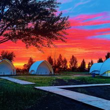 YOYO火山露营地·Prairie|草原亲子篝火户外民宿(乌兰哈达火山店)