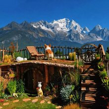 玉龙八月观山海·日照金山|Bag End霍比特慢游度假美宿(白沙店)