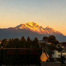 丽江古城汐屿山渡·日照金山·空中花园·360度高空全景度假行馆