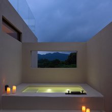 【叁仟院子】月下露台泡池大床房/大鹏所城/较场尾/戴森吹风机/全屋智能/室外泳池/双份早餐