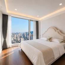 阅海DALIANHOMESTAY高空城景民宿(大连中山广场人民路店)