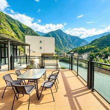 理县古道山舍·Mountain View|露台观景民宿
