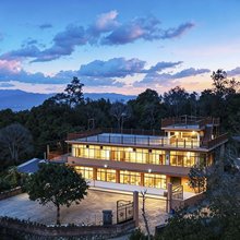 观云海·全景露台·火塘烤茶|源楷茶林山院(景迈山古茶林景区店)