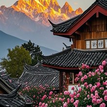 丽江古城丨苏舍·侘寂美学·时光花园民宿(南门木府店)