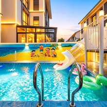 童悦亲子民宿Tongyue Family Homestay泳池庭院(上海金山北站店)