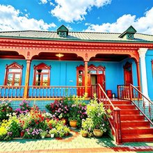 伊宁·月渠民宿|Mist·Rill|西域庭院美宿(喀赞其民俗旅游区店)