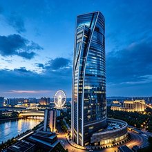 福玻斯高空江景Deluxe设计公寓(中山石岐步行街利和广场店)