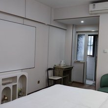 安楠塔西缦酒店公寓(成都天府广场春熙路店)舒适投影大床房