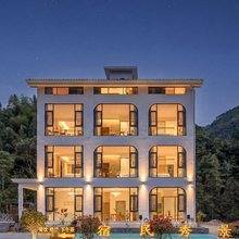梵净山·景秀抹茶·Single Villa|茶园山景|露台治愈美学民宿