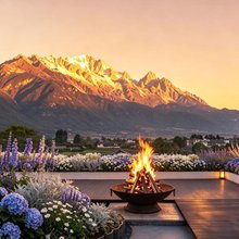 橙子夏日Dolomiti ｜颂序如棠·Wild Luxury Garden(雪山观景店)