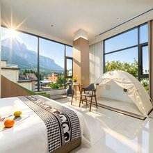 林夕山禾·TimberValley 露台揽山·智能美宿(宝泉旅游度假区店)