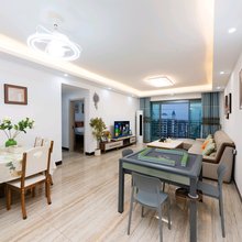 [天悦居自动麻将]4房2卫9人/自助入住停车方便黄滕峡白庙南岸公园古龙峡玄真漂流大学城北江娱乐中心/