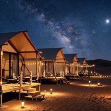 敦煌鸣沙·沙哩啷沙漠露营星空民宿
