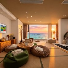 日沐东岸无边泳池ins风海景民宿(惠州双月湾店)