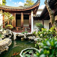 花筑·逗云园轻奢古宅(山塘街桃花坞店)