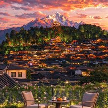 揽月阁|Month·270°超视野露台·古镇观景美宿(丽江古城大水车店)