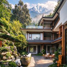 花筑·木王府山林花园度假庭院民宿(丽江古城大水车店)