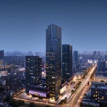 武汉汉正街江汉路步行街高空江景亚朵S酒店