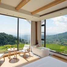 晨夕山舍·梯田落日|Timber style原木风轻奢美宿