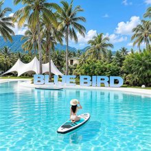 万宁青鸟逸筑 Blue Bird·无边泳池 ins 风设计师海墅(日月湾店)