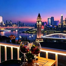 天壹·全景智能酒店(重庆江北国际机场中央公园地铁站店)