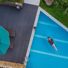 林间山舍·夏日亲子星空泳池露营山野观景隐宿(龙王山漂流店)