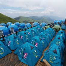 武功山金顶帐篷营地