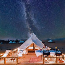 敦煌大漠星辰沙漠露营星空民宿