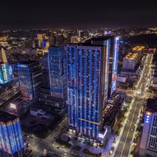 山海云舍海景度假公寓(会展中心石老人海水浴场店)