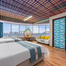 淄博约克主题公寓(万象汇火车站店)