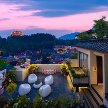 秋池居Qiuchi·观古城全景·设计师度假美宿(大水车店)