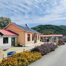 宽甸绿江村油菜花小妹农家院