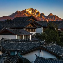 Lijiang沐兰·森氧秘境270°古城景Sense氛围感庭院(大水车店)
