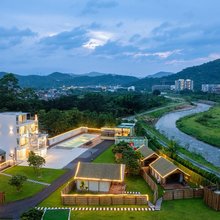 香溪丨无边绿野·泳池溪边营地民宿