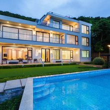 六月海湾·Sea and Sunrⅰse高尔夫泳池海景别墅(朱家尖南沙店)
