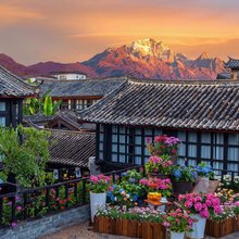 S.erenely·海棠湾|270°雪山观景|枕山溪谷花园美墅(束河古镇)
