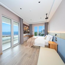 青岛盼达海景民宿(城市阳台欢乐海湾店)
