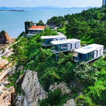 半月湾六号悬崖太空舱民宿