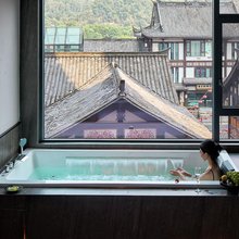 乐山L私汤江景酒店·City Vacation(乐山张公桥东大街美食街店)