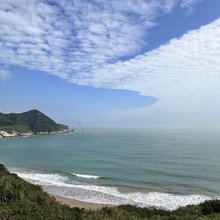 温岭石塘海边日出