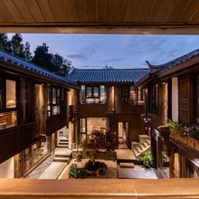 丽江山语岚·观全景度假庭院(四方街大水车店)