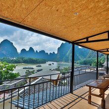 漓隐江景美宿(阳朔兴坪古镇二十元背景风景区店)