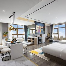 铂悦智能酒店(成都龙泉政务中心书房地铁口店)