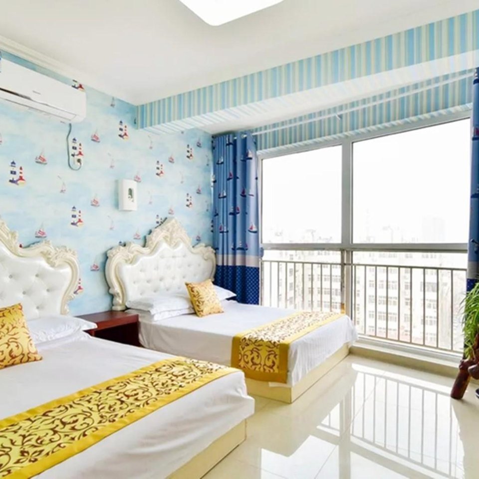 青岛栈桥火车站主题海景日租房附近酒店_青岛