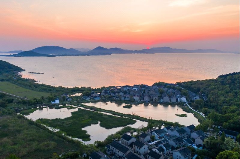 Suzhou cultural·Manshan IslandOver view