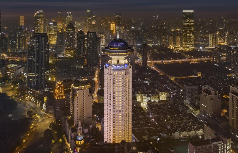 Radisson Blu Hotel Shanghai New WorldOver view