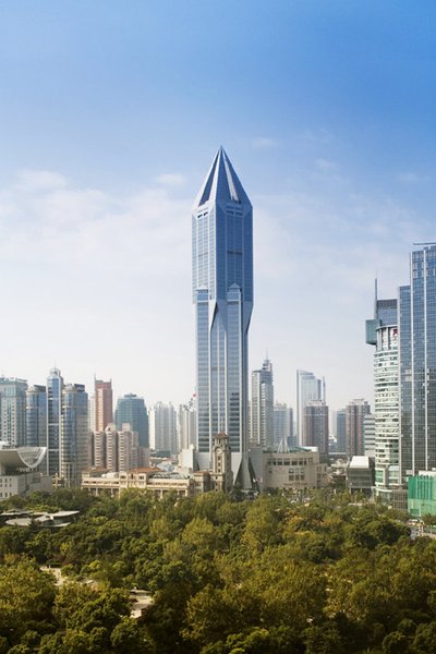 Tomorrow Square, Shanghai-Marriott Executive ApartmentsOver view