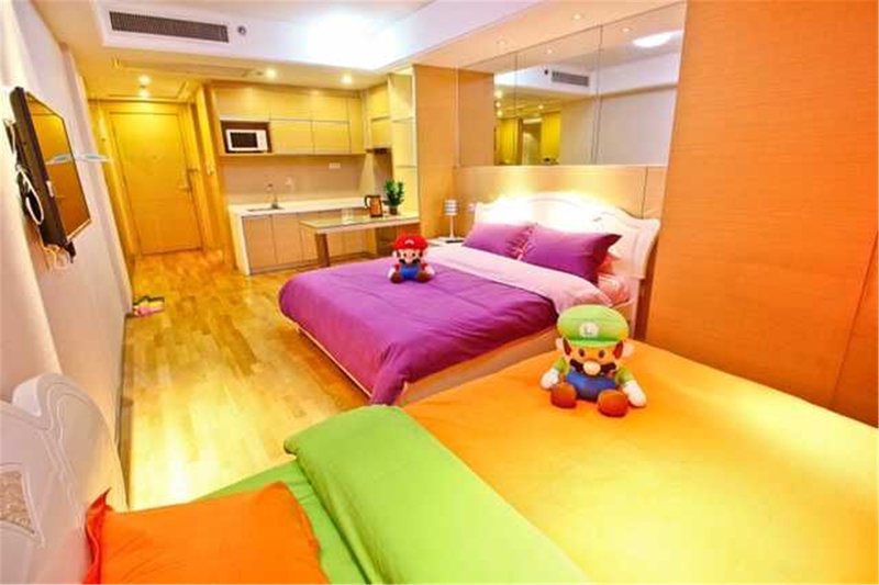 Mario Boutique Apartment Hotel (Xi'an Bell Tower Ancient City Wall) Guest Room